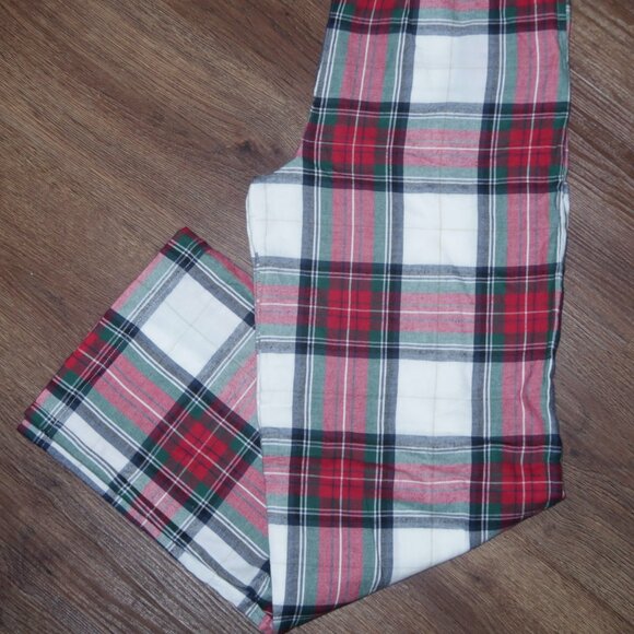 Boys Girls Well Dressed Wolf Christmas Holiday Plaid Pajama Pants Unisex size 16 - Picture 6 of 6